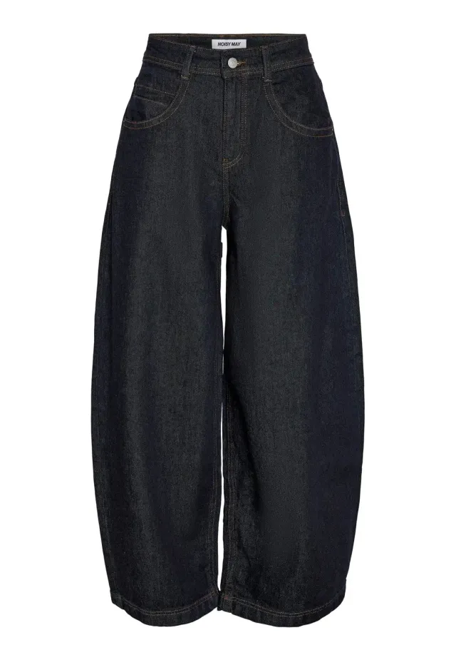 Noah Barrel Dark Blue Denim Jeans Damen Relaxed Fit