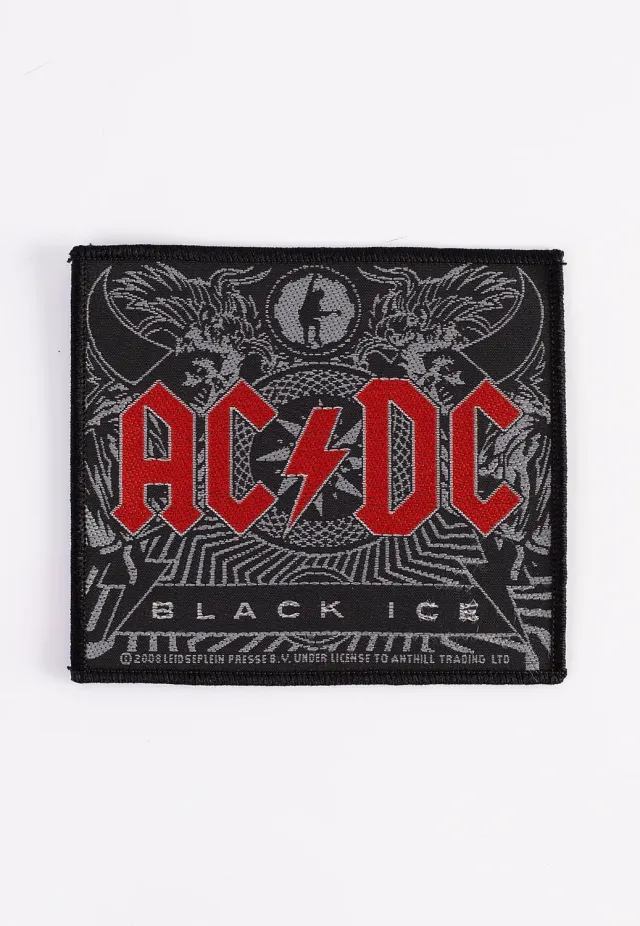 Impericon Black Ice Aufnäher Onesize schwarz Hard Rock
