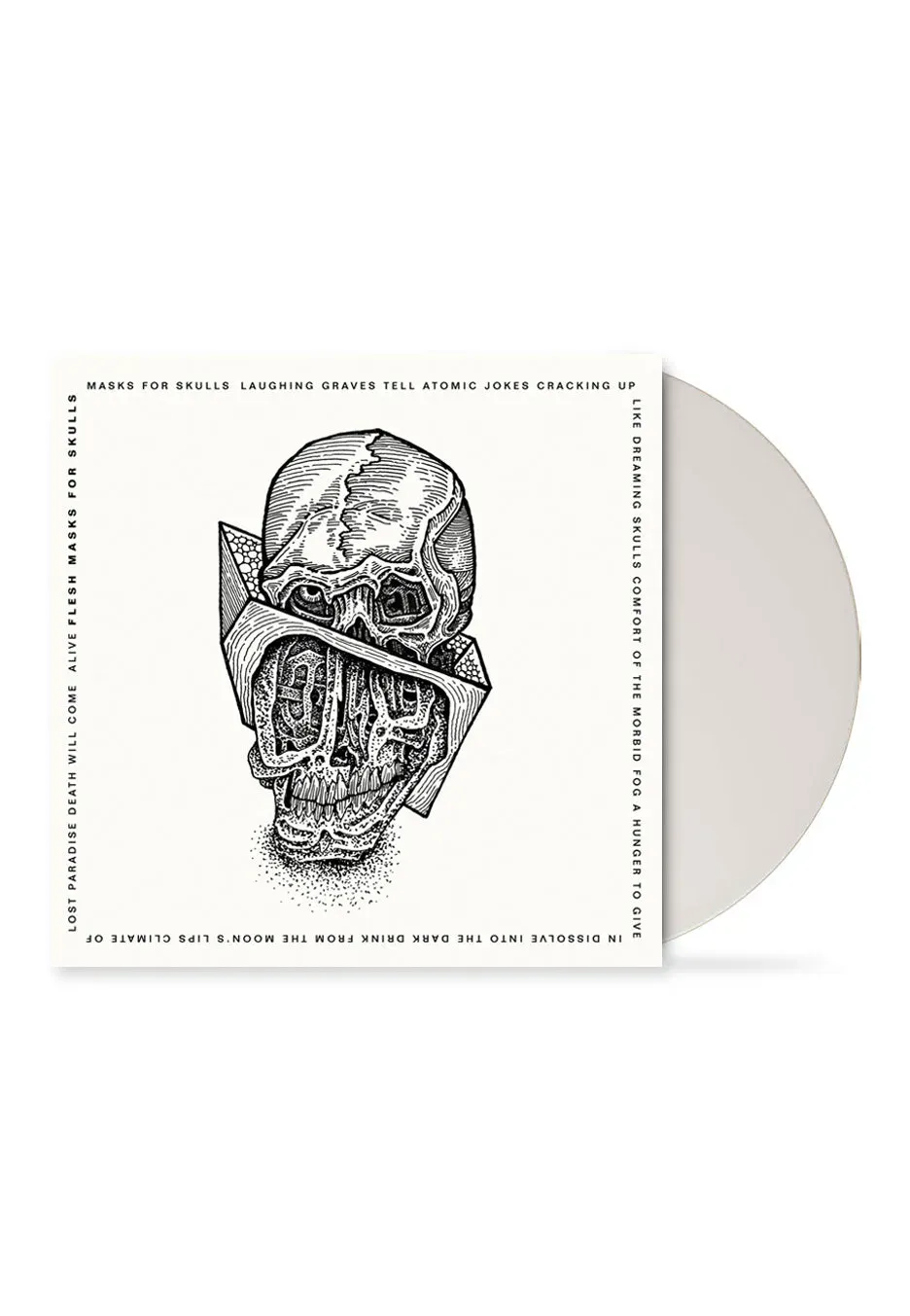 Impericon Flesh Masks for Skulls Ltd. Bone White Vinyl Bone White
