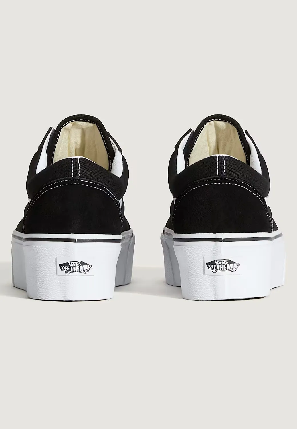 Impericon Old Skool Stackform Schuhe schwarz Suede