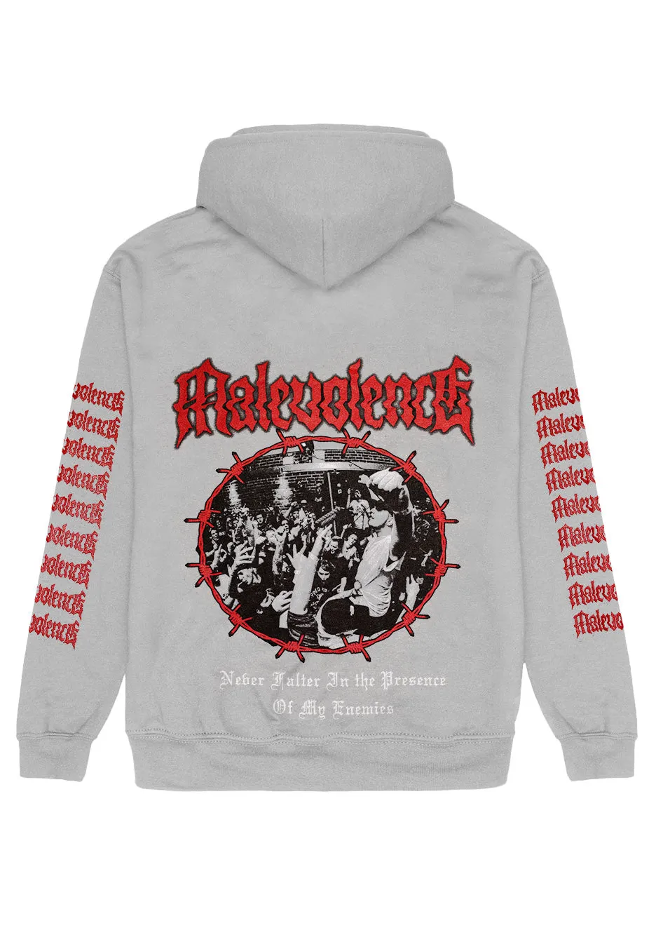 Impericon Barbed Wire Sportsgrey Hoodie grau Unisex