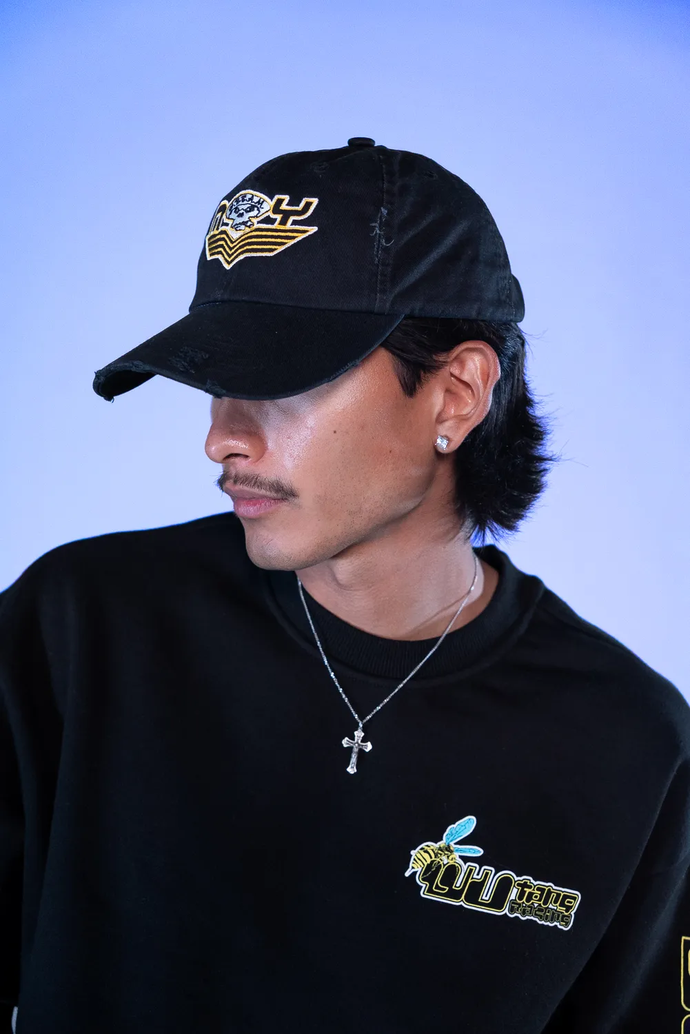 Wu-Tang Raceway Distressed Cap Cap Baumwolle