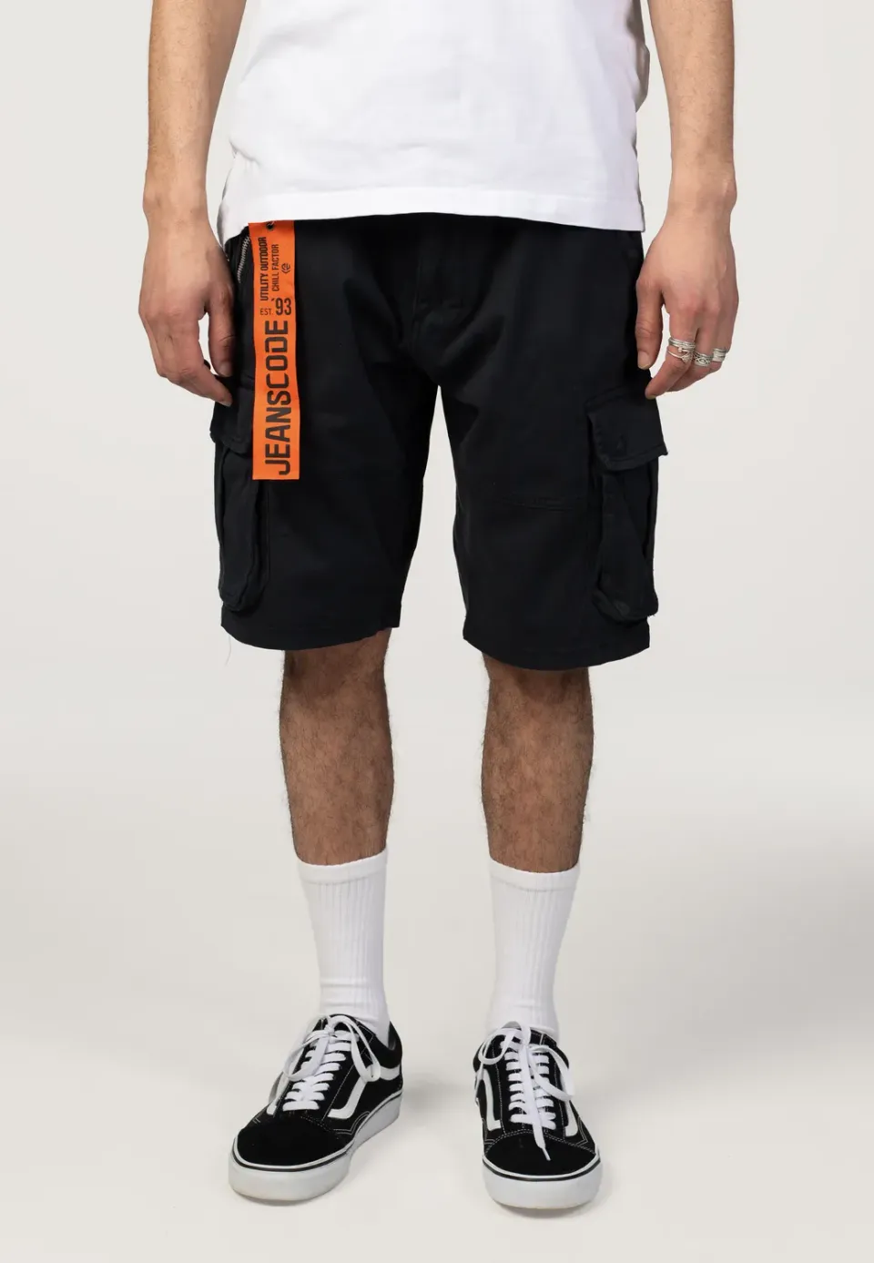 Impericon Pearl Black Shorts Schwarz Baumwolle