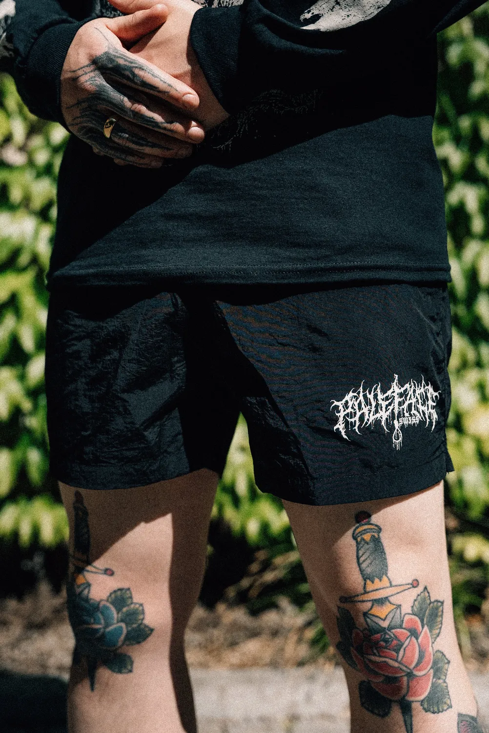 Paleface Swiss Swim Shorts Badeshorts schwarz