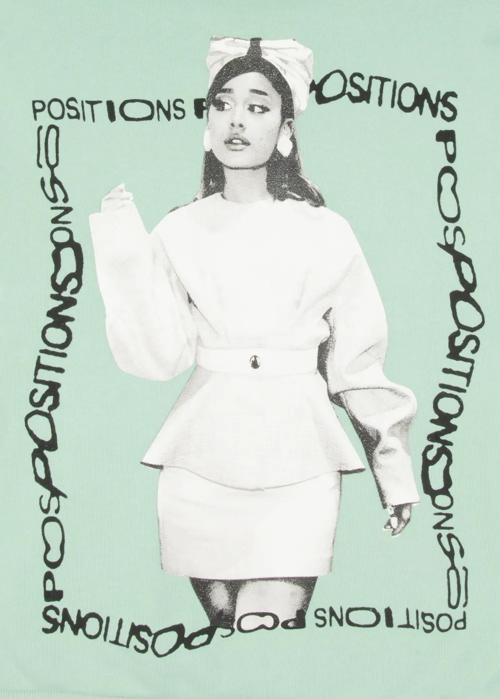 Ariana Grande positions Hoodie mint S-2XL
