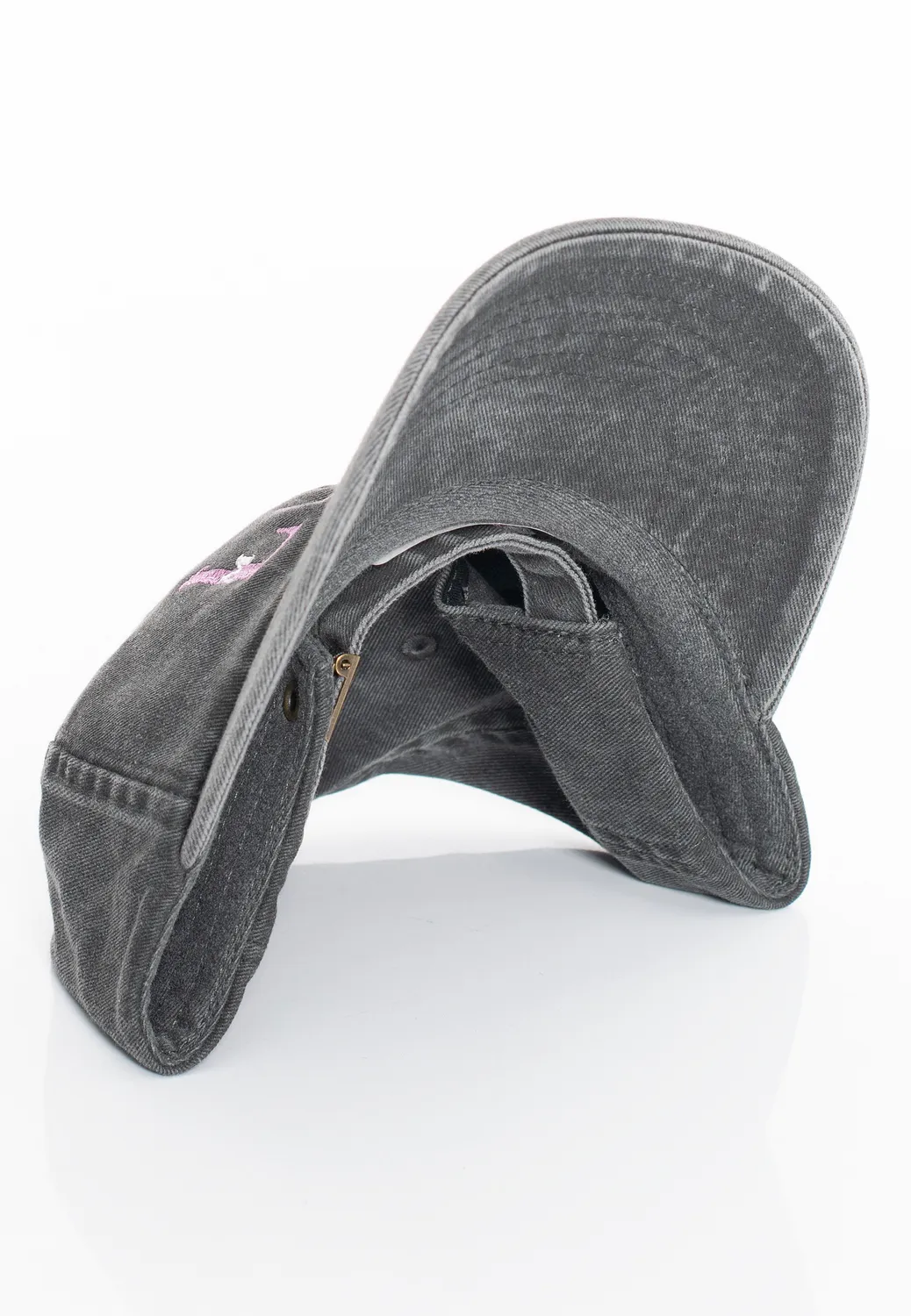 Impericon 80s Logo Stone Washed Cap Onesize grau