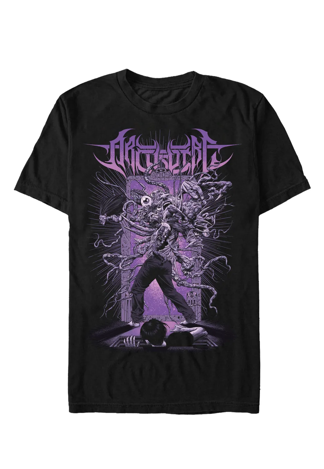 Impericon Backwards T-Shirt schwarz Tech Metal