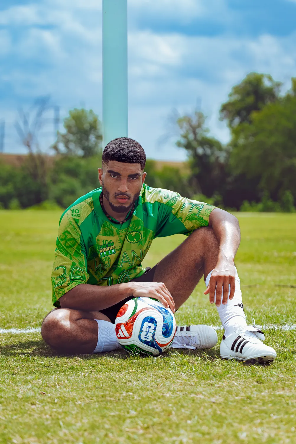 Wu-Tang C.R.E.A.M. Team Brazil Fußballtrikot Grün-Gold