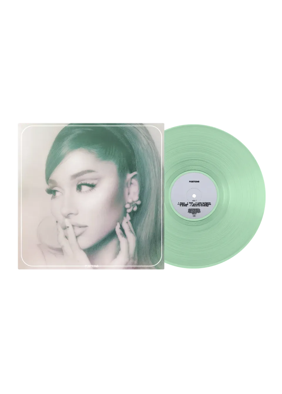 Ariana Grande Positions LP Vinyl Coke Bottle Clear