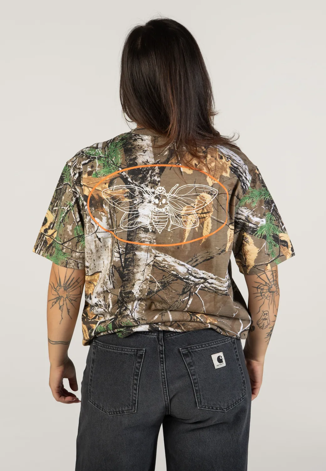 Impericon Barbed Wire Real Camo T-Shirt grün