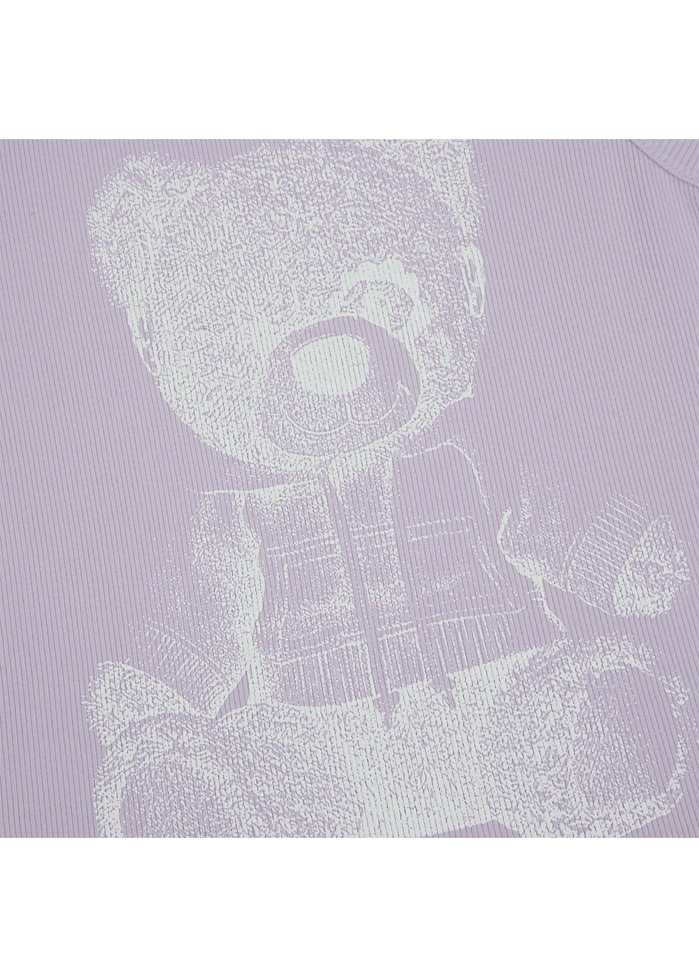 Ariana Grande Teddy Tank Top Ripp Gerippt