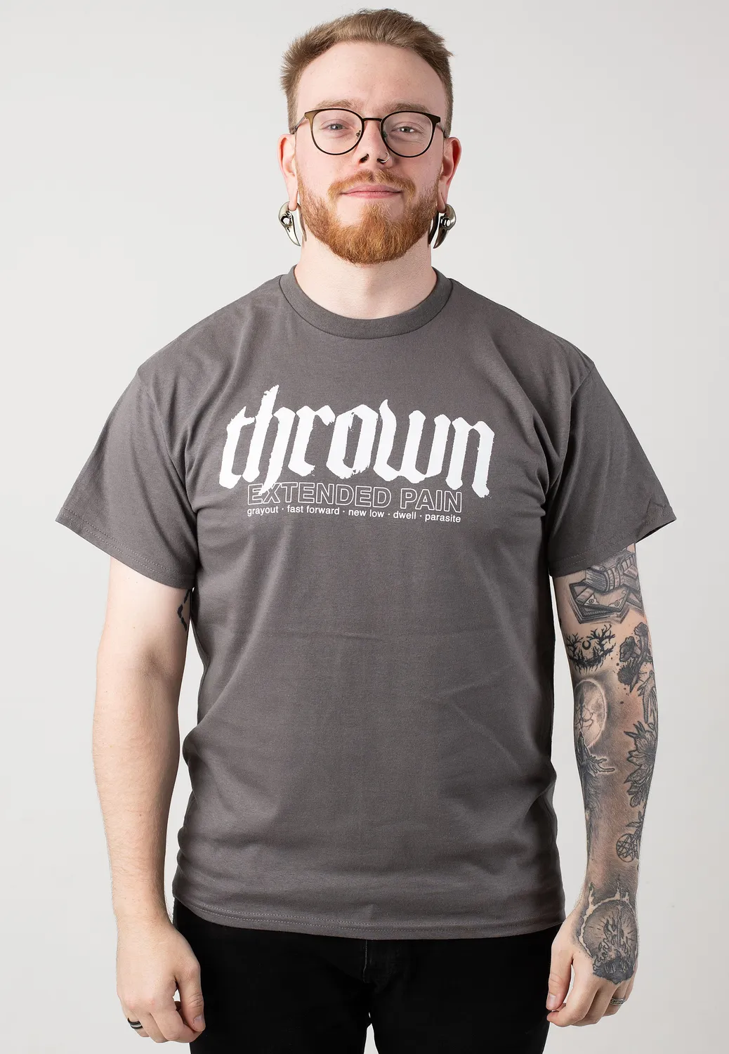 Impericon Extended Pain Charcoal T-Shirt grau Jersey