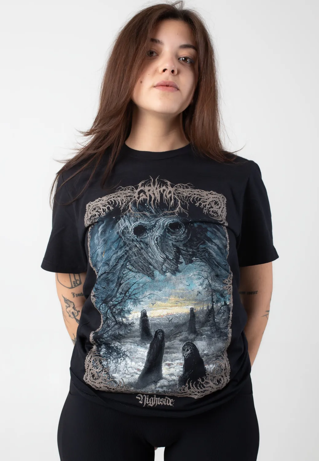 Impericon Nightside T-Shirt schwarz Black Metal