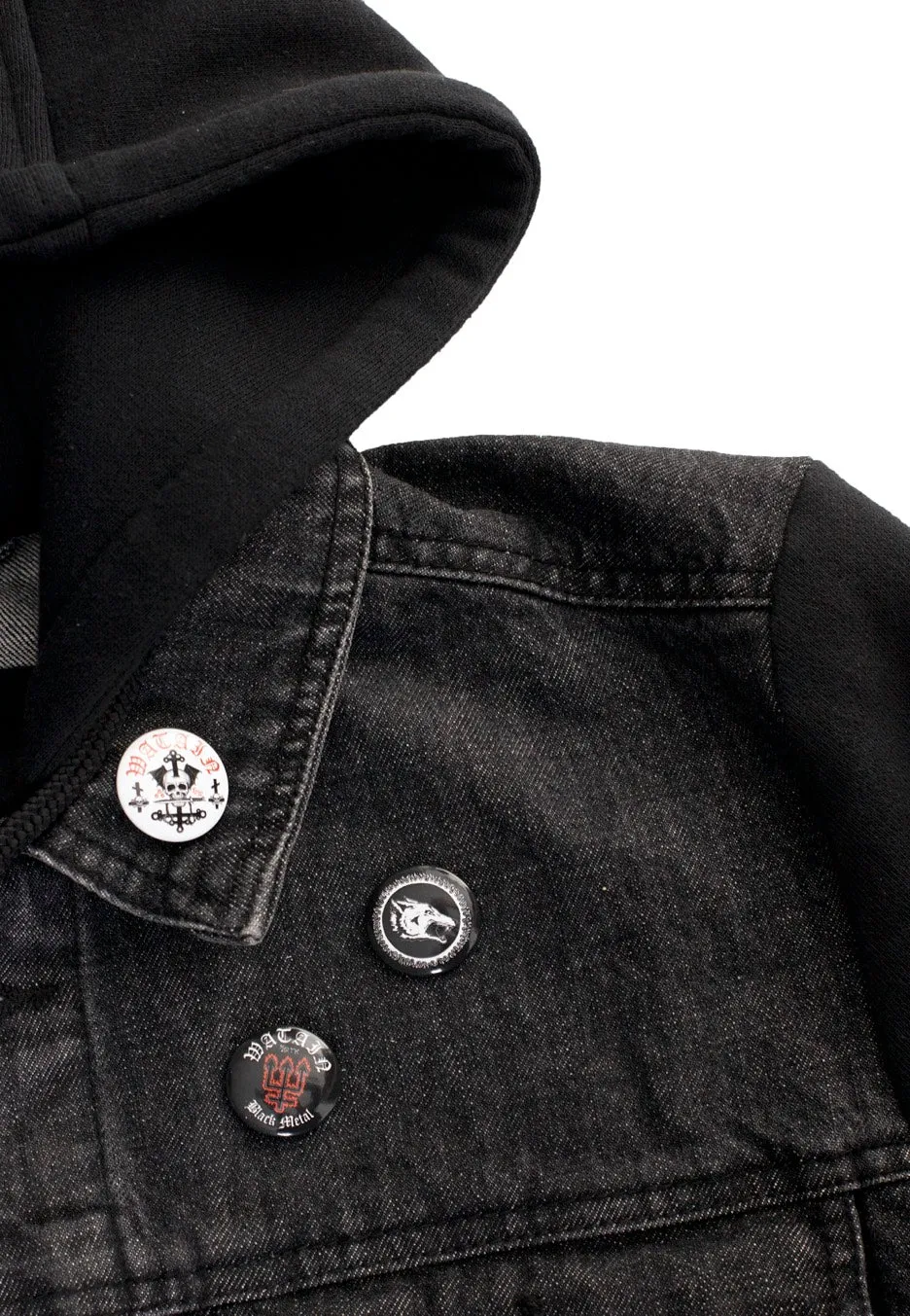 Impericon Black Metal Militia 5er Button Set bunt