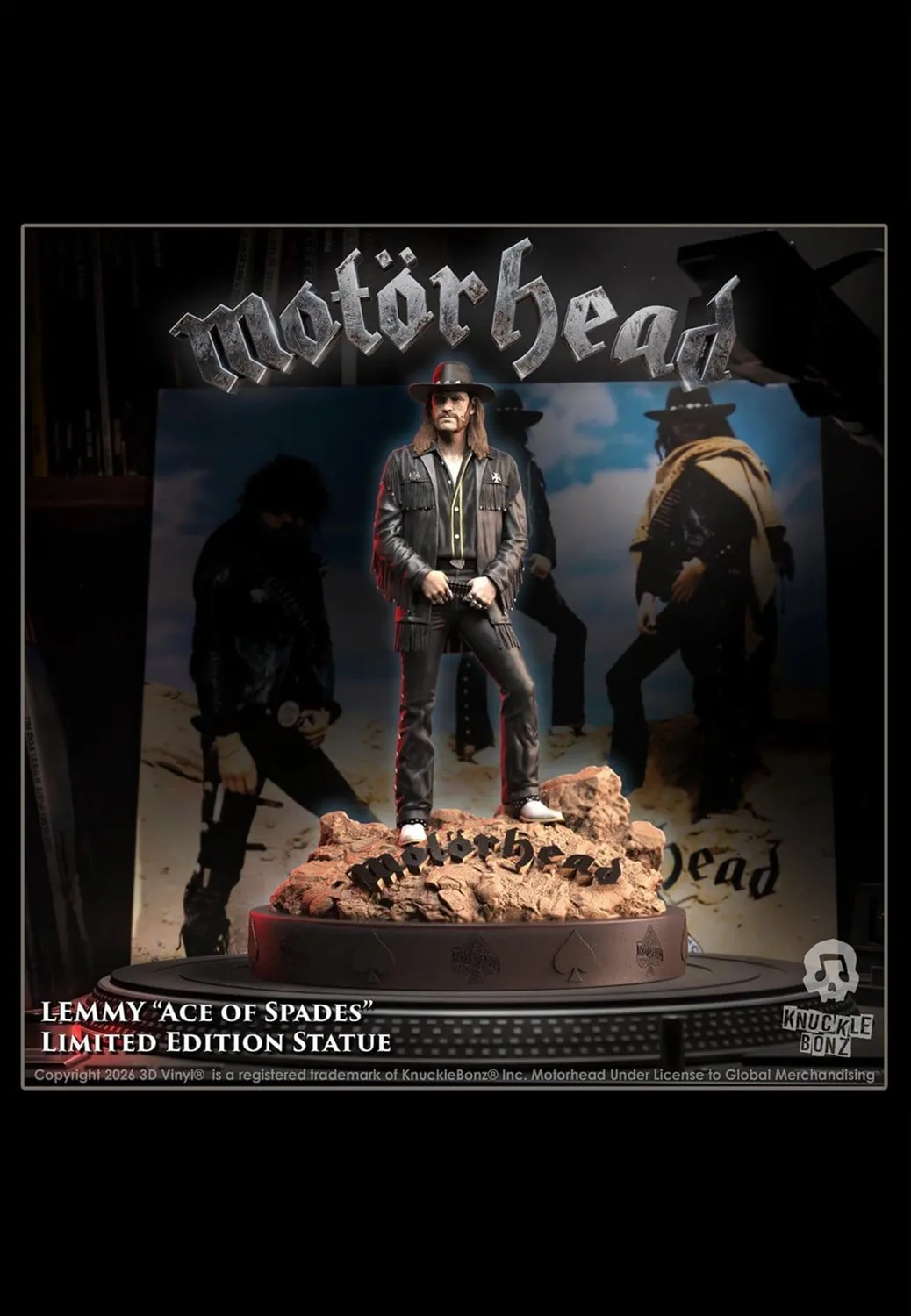 Motörhead Rock Iconz Lemmy IV Ace of Spades Statue Onesize limitiert