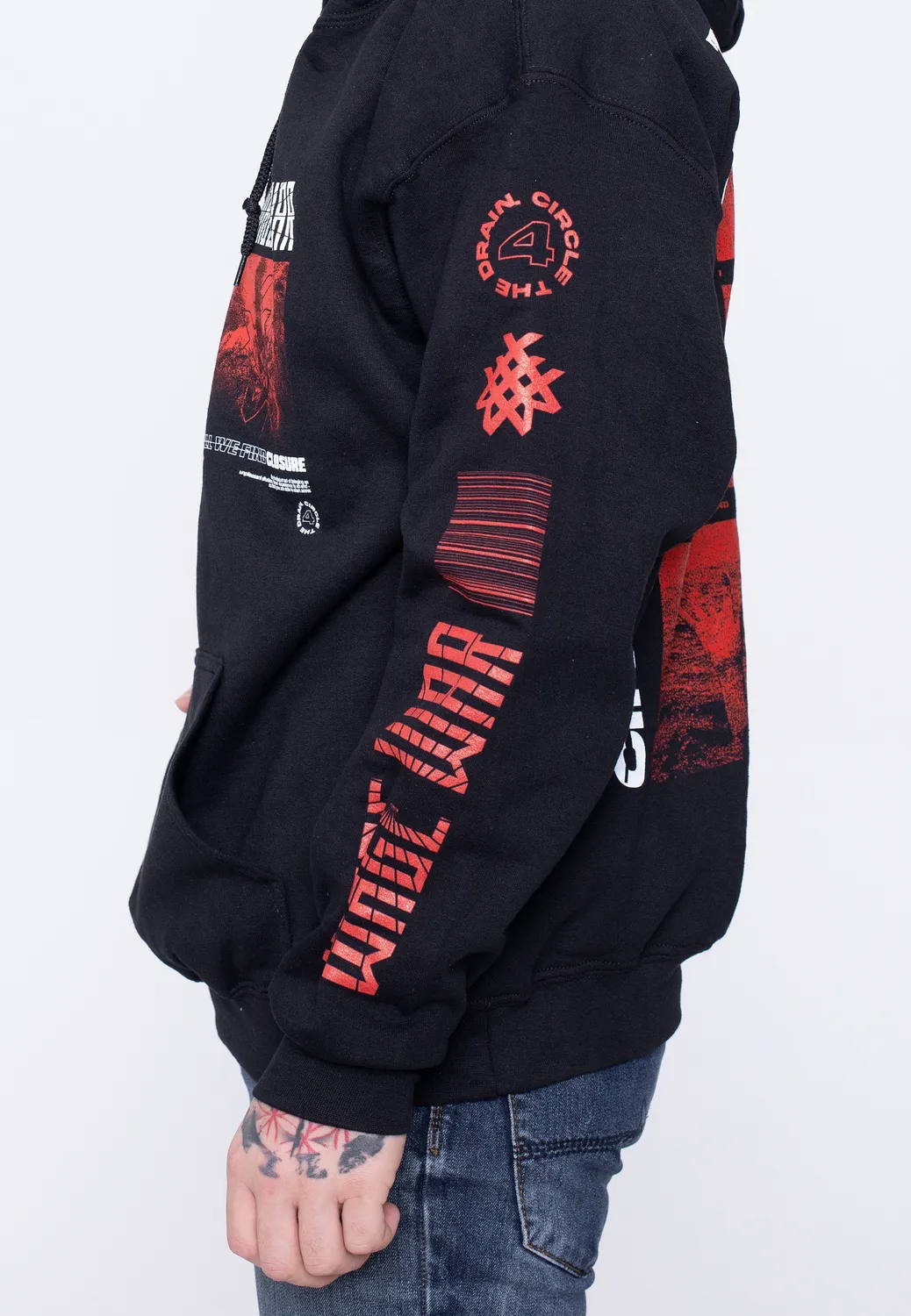 Impericon Circle The Drain Hoodie schwarz S-3XL Unisex