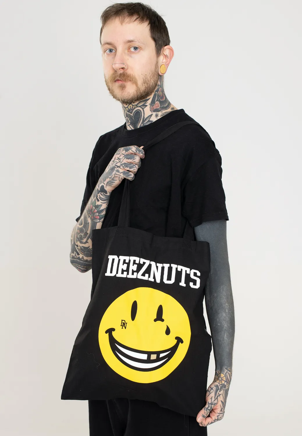 You Got Me Fucked Up Tote Bag Schwarz Hardcore