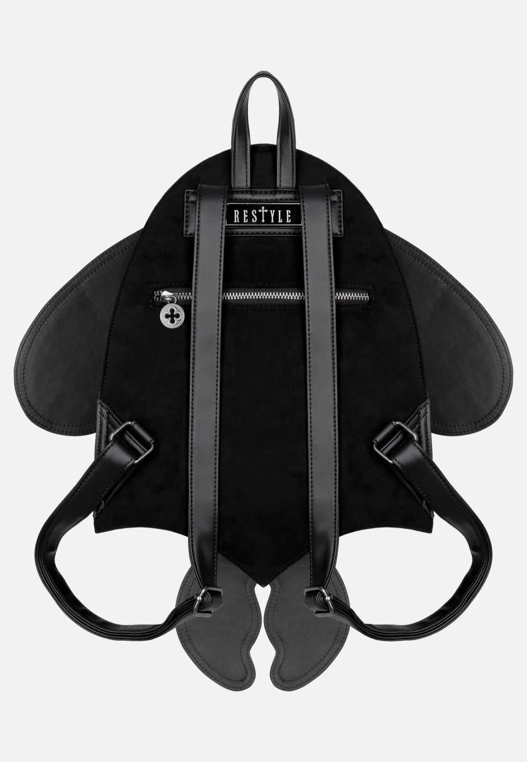 Impericon Crimson Moth Black Rucksack Samt Gothic Onesize