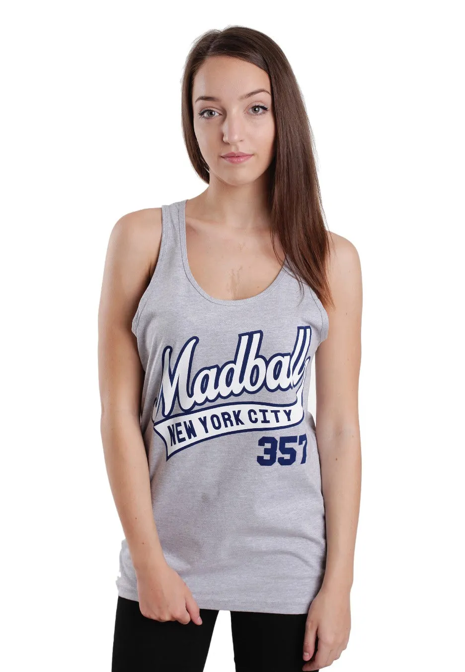 Impericon Swoop Heather Grey Tank Top grau Hardcore