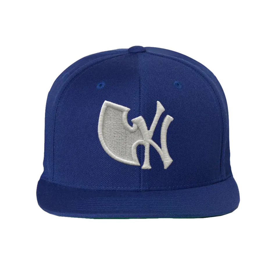 Wu-Tang Wu York Snapback Royal Blue Cap Blau