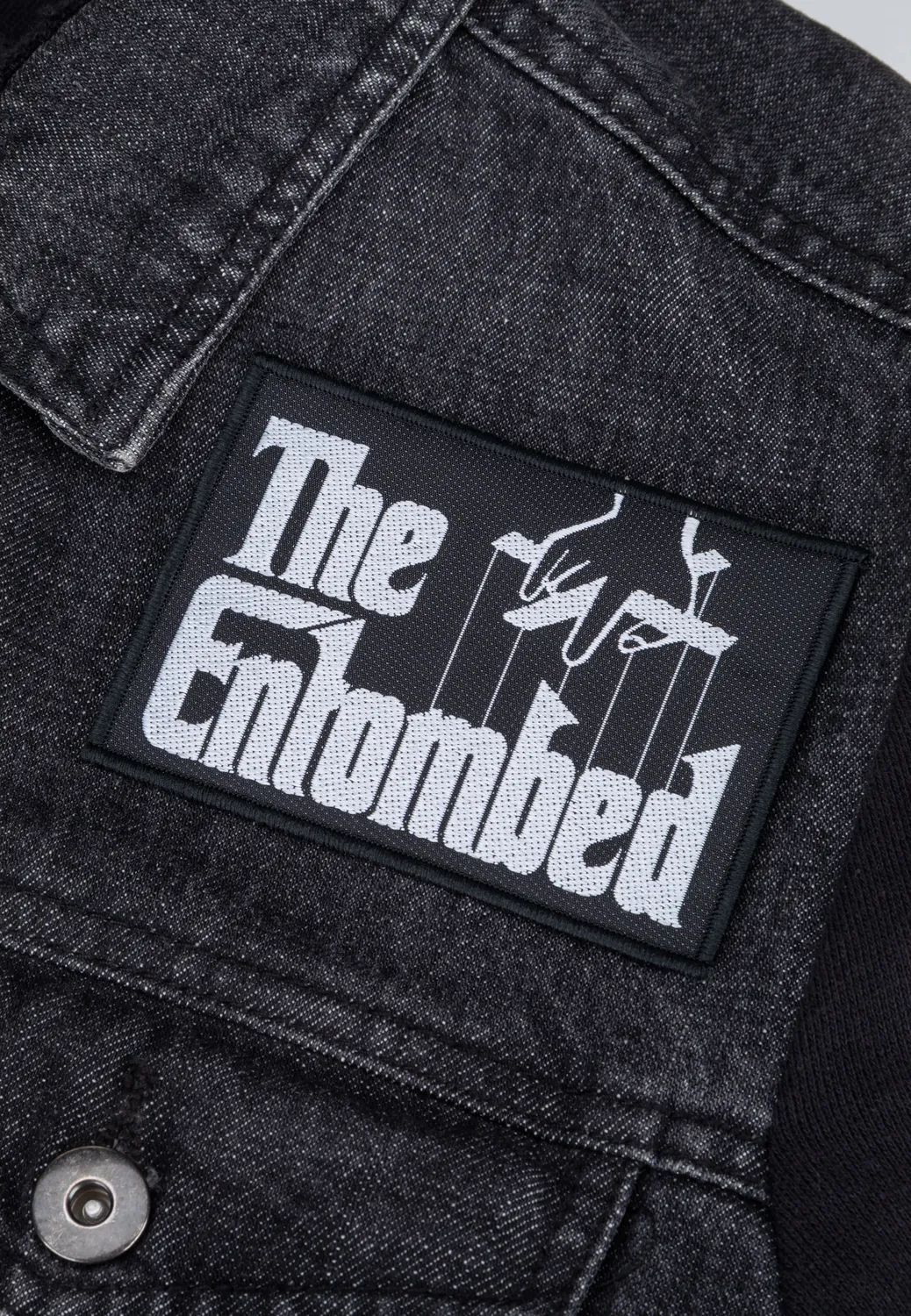Impericon Godfather Logo Aufnäher Schwarz Polyester