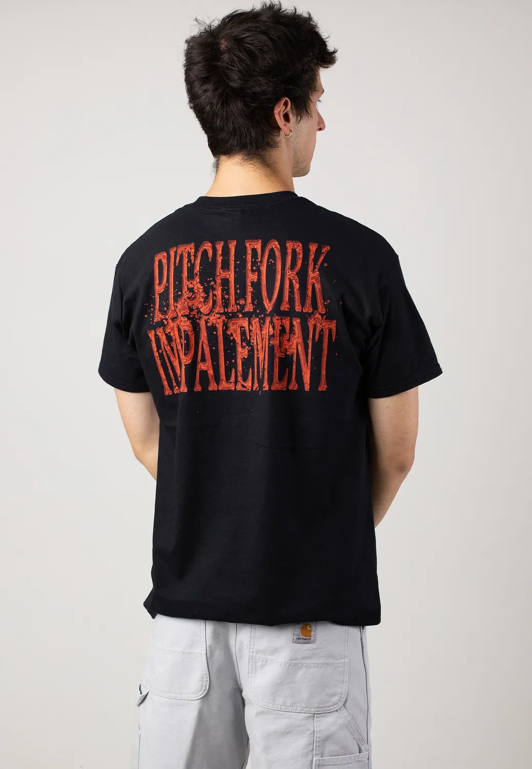 Impericon Pitch Fork Impalement T-Shirt Schwarz Death Metal