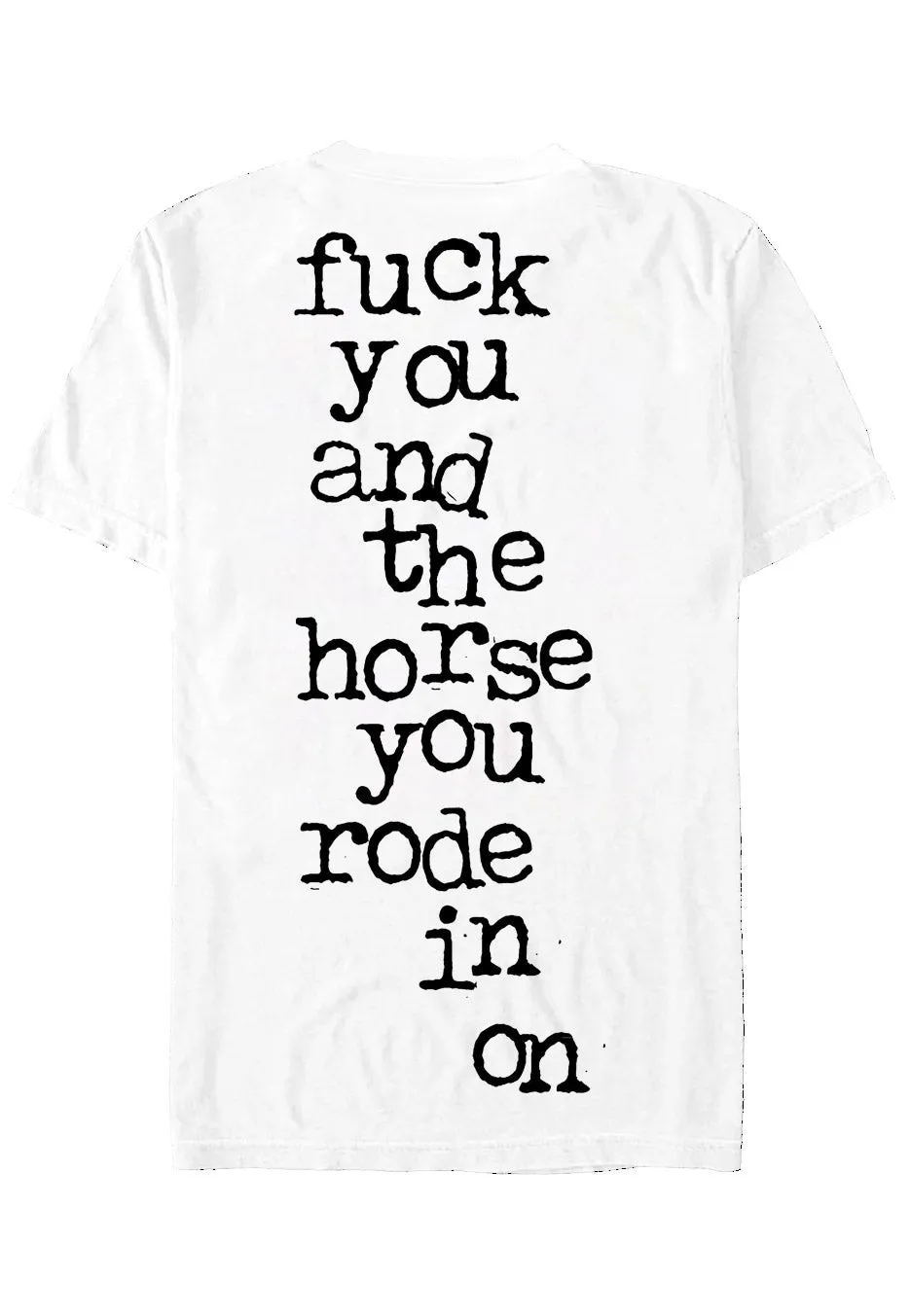 Impericon Horse White T-Shirt weiß Death Metal