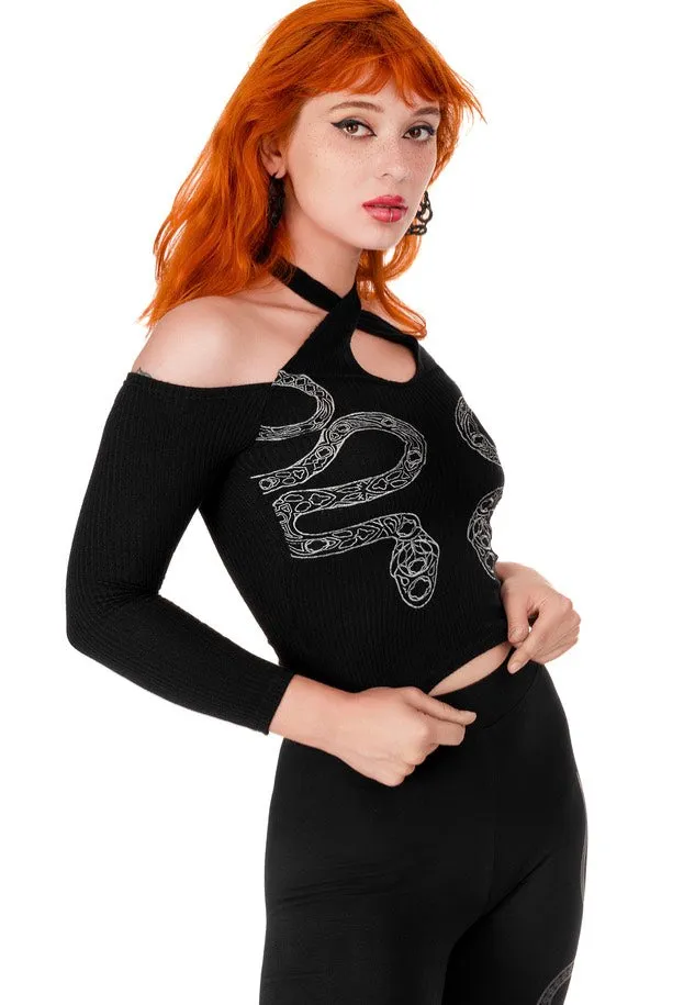 Impericon Cathedral Snake Black Longsleeve schwarz Damen