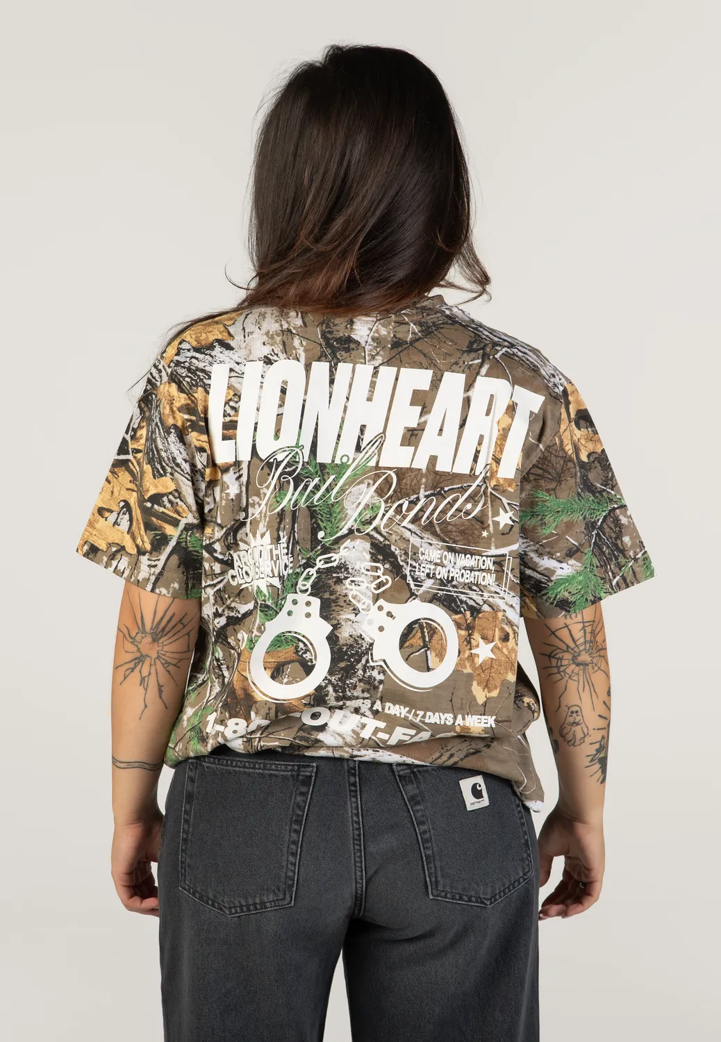 Impericon Bail Bonds Real Camo T-Shirt grün