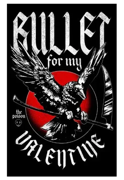 The Poison Crow Flagge schwarz Onesize