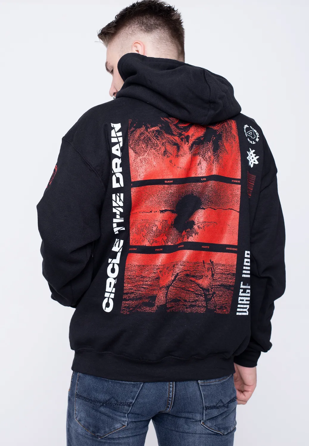 Impericon Circle The Drain Hoodie schwarz S-3XL Unisex