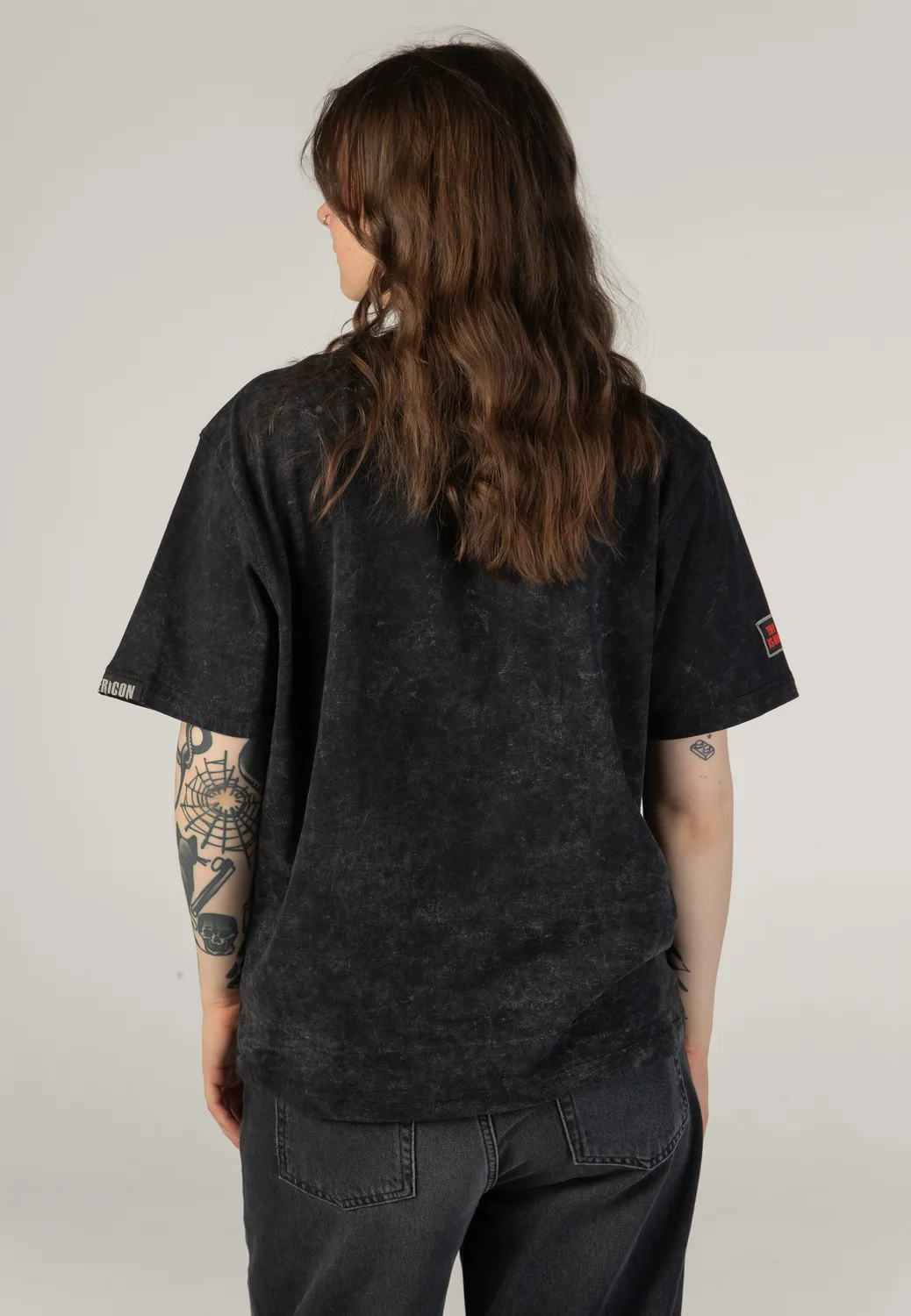 Impericon Logo Acid Wash Premium T-Shirt schwarz Limited