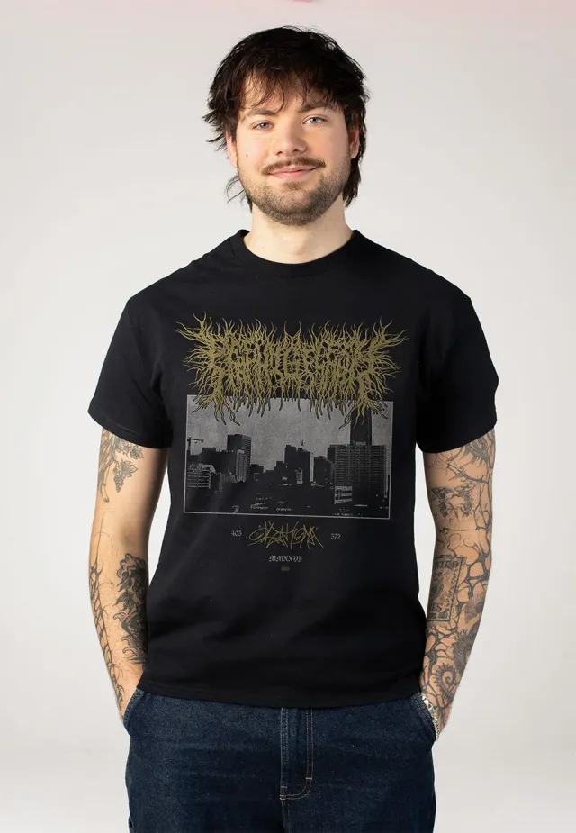 Impericon Skyline T-Shirt Schwarz Deathcore Neuheit