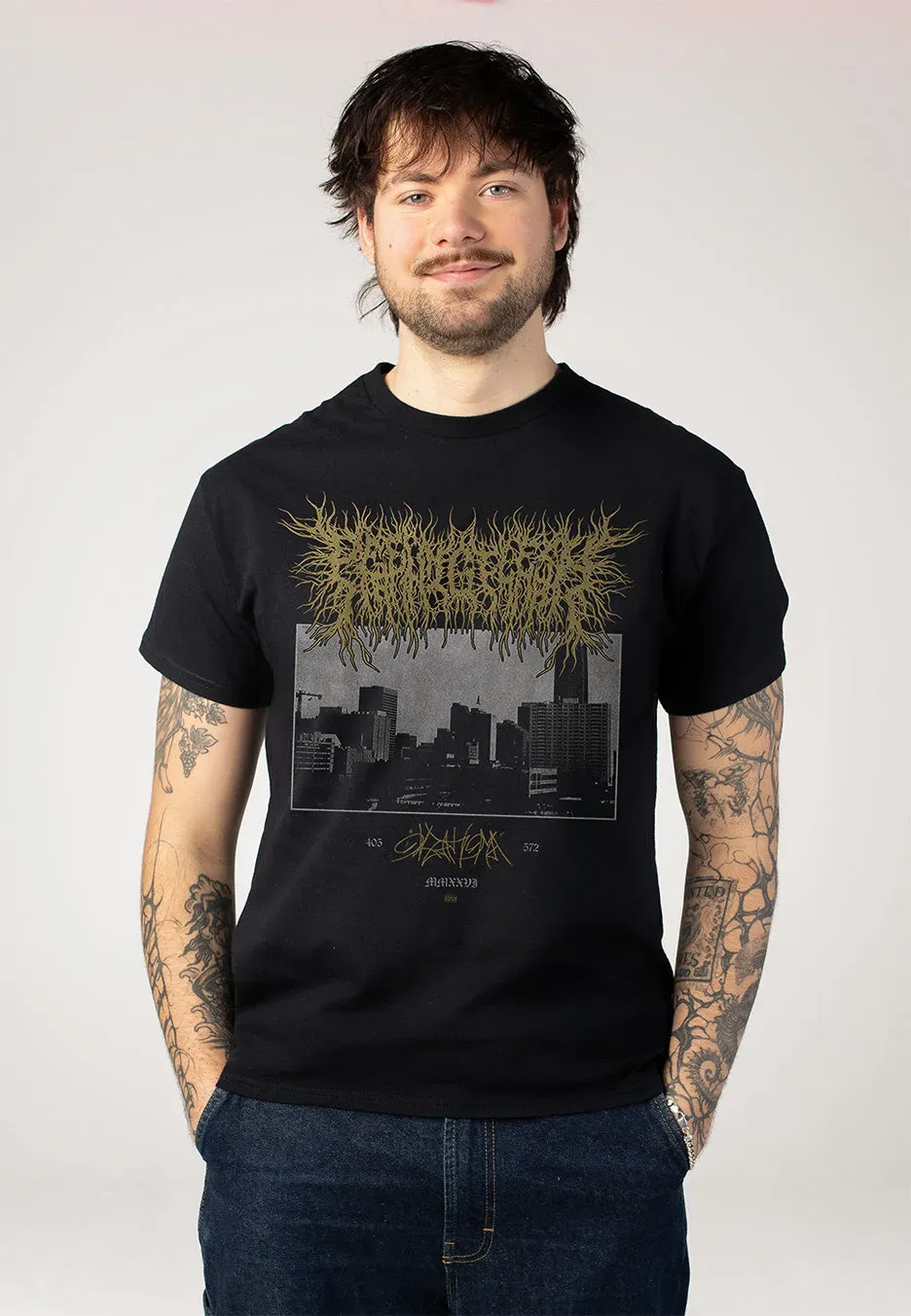 Impericon Skyline T-Shirt Schwarz Deathcore Neuheit