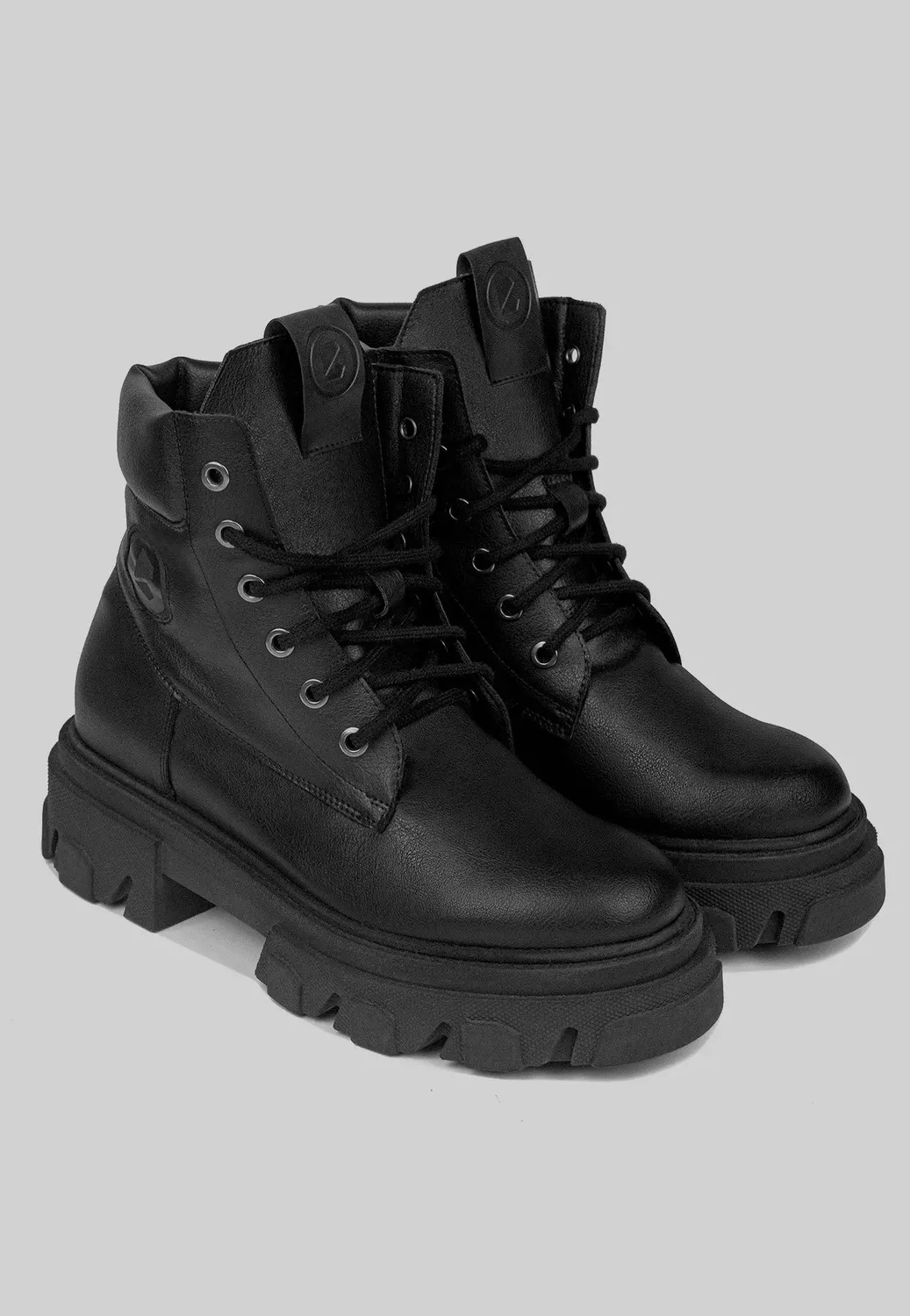 Impericon Riot Black Girl Schuhe Boots schwarz vegan