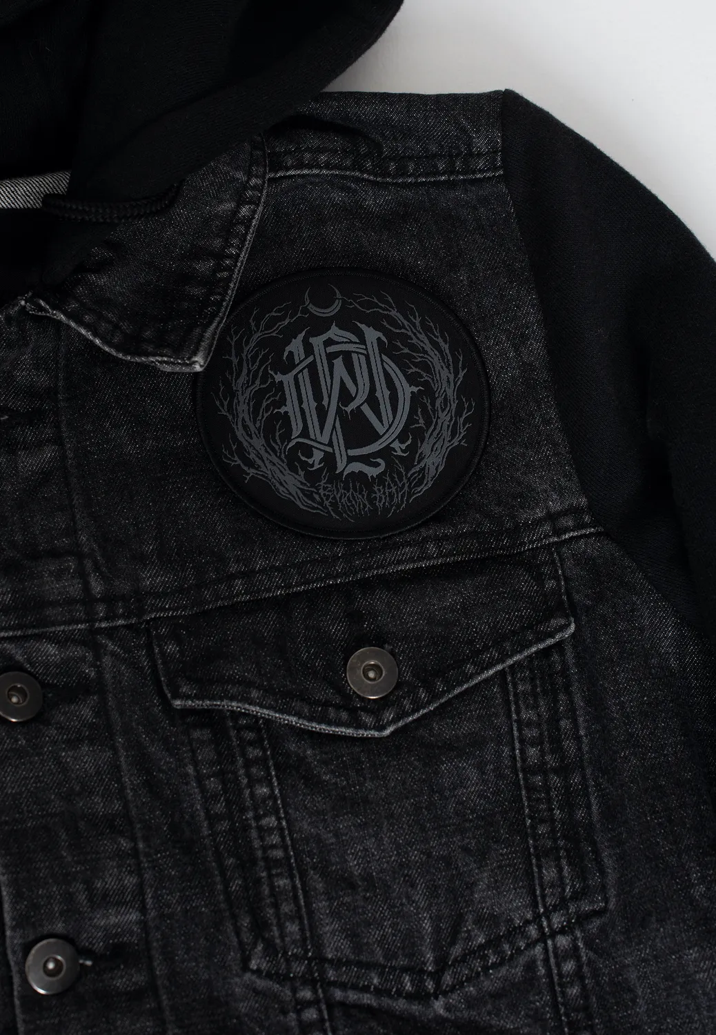 Impericon Metal Crest Aufnäher Onesize schwarz