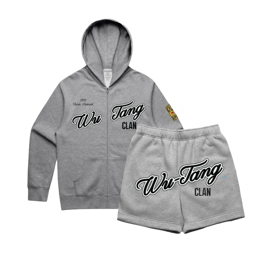 Wu-Tang Shaolin Sluggers Hoodie-Set heather grey