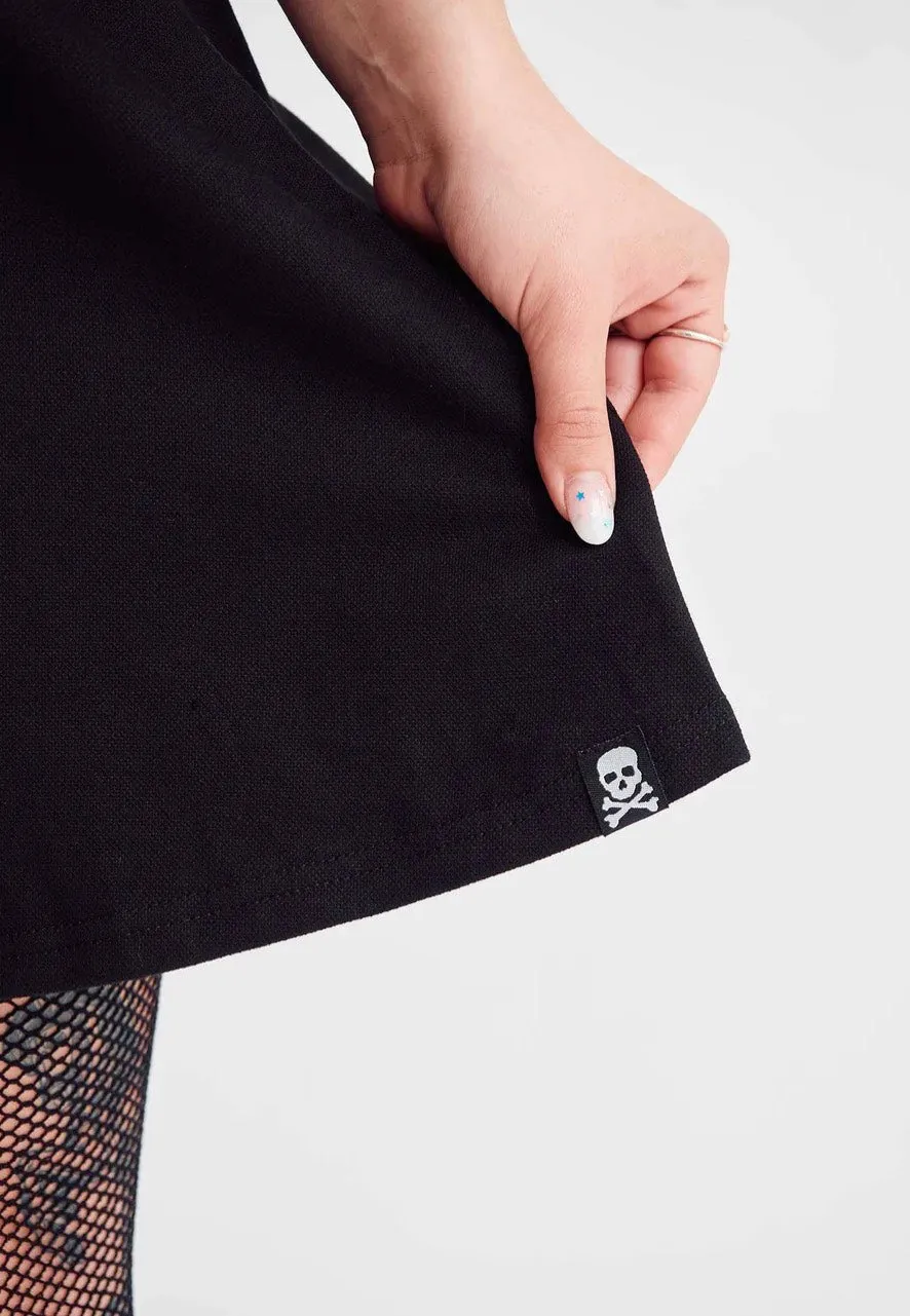 Impericon Polo Skater Black Mini-Kleid Gothic