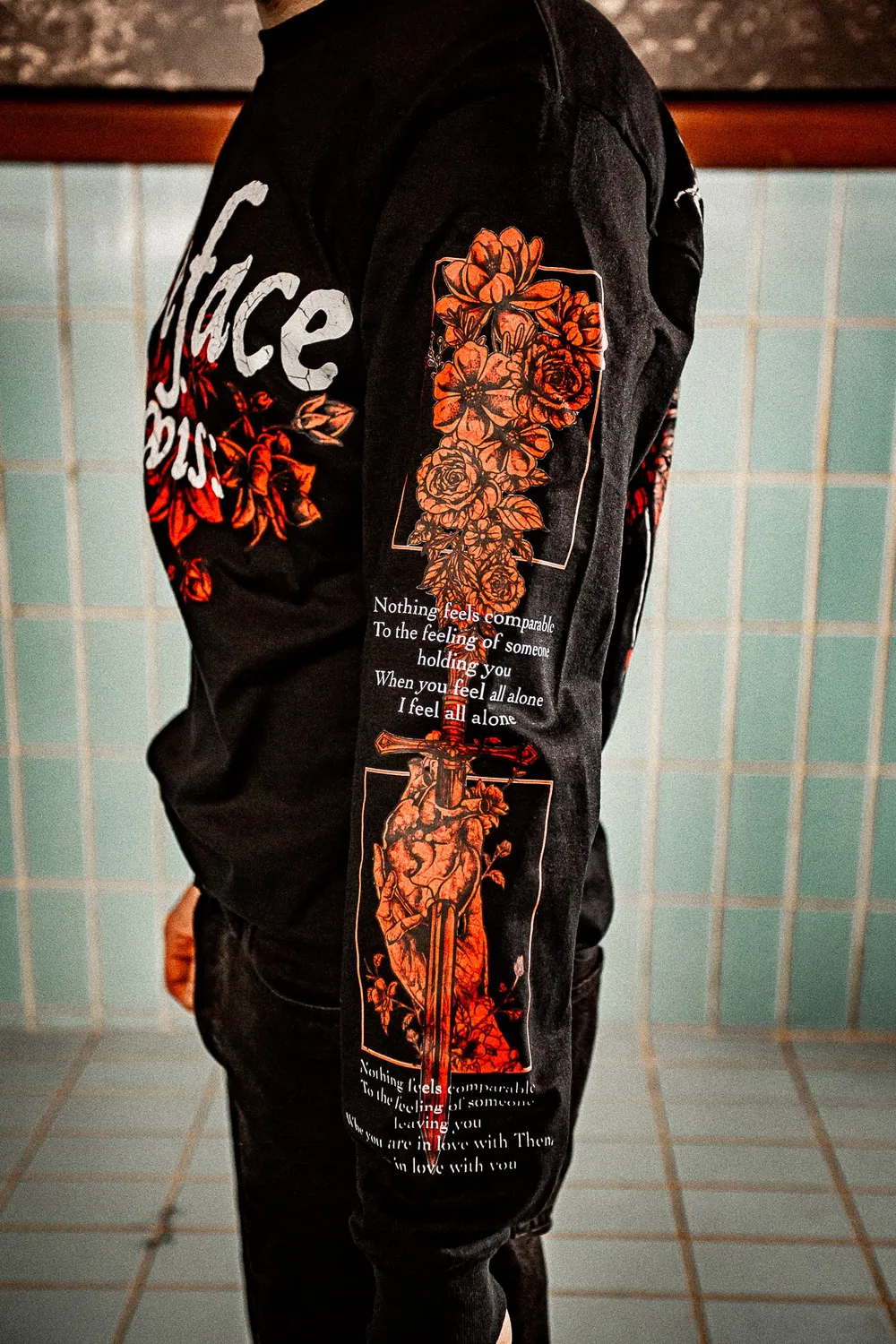 Paleface Swiss Everything is Fine Longsleeve schwarz-rot