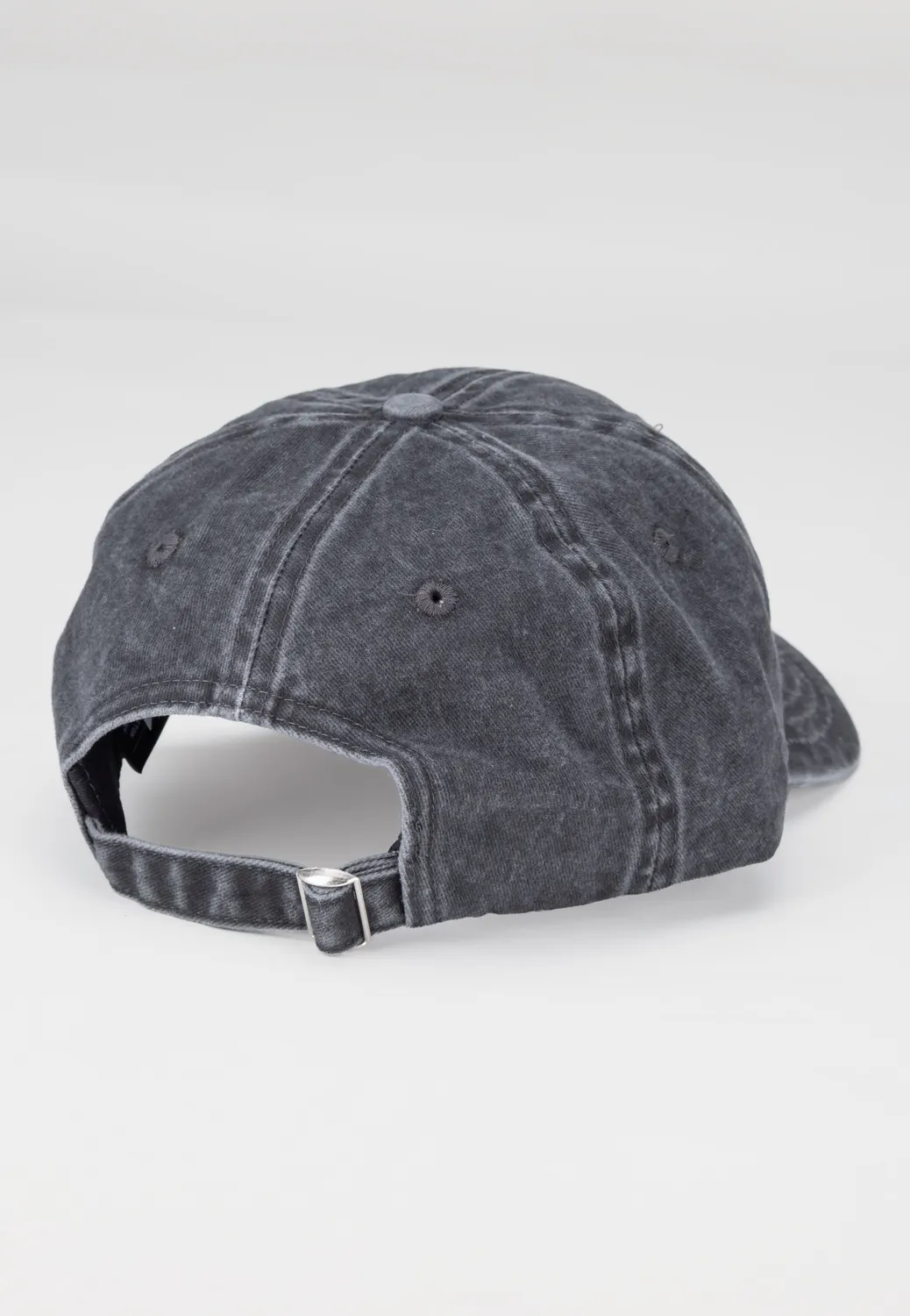 Impericon Black Metal Logo Cap Stone Washed schwarz