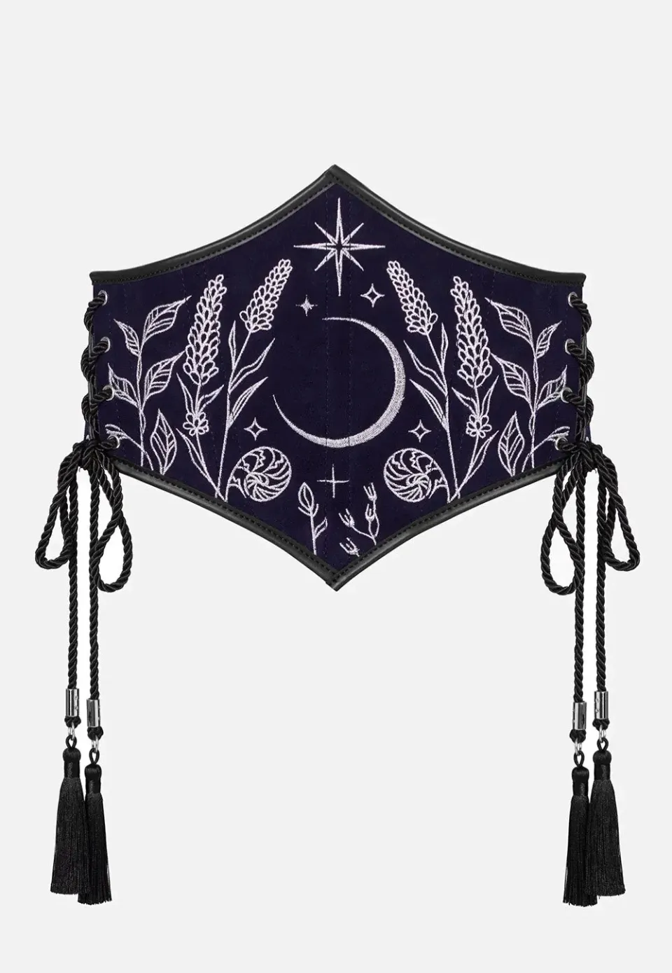 Impericon Celestial Corset Gürtel schwarz Suede