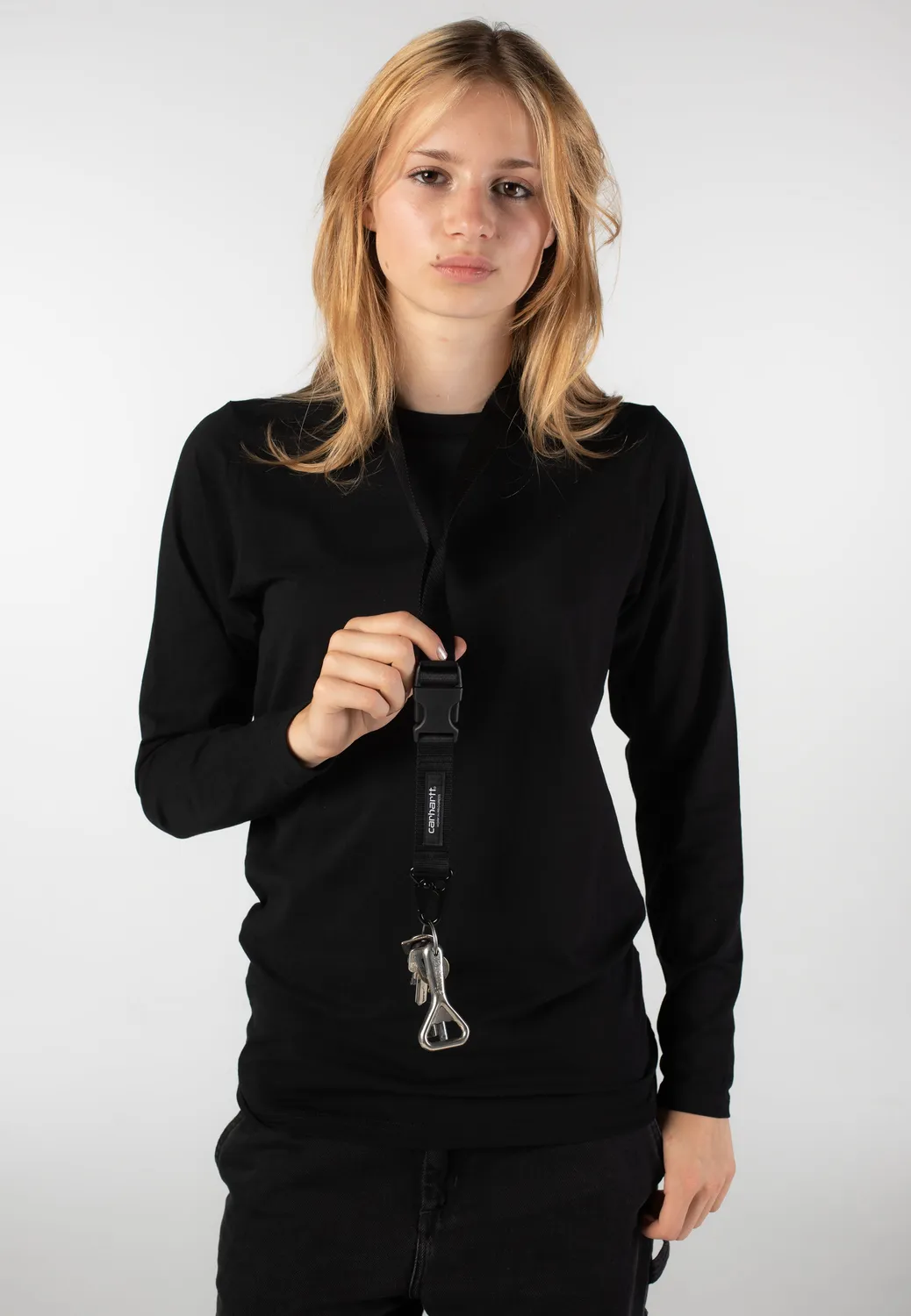 Impericon Click Black Schlüsselband schwarz Polyester