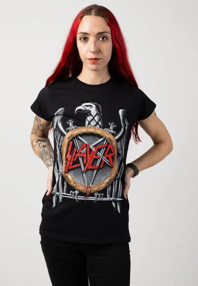 Impericon Eagle Girly T-Shirt M schwarz Thrash Metal