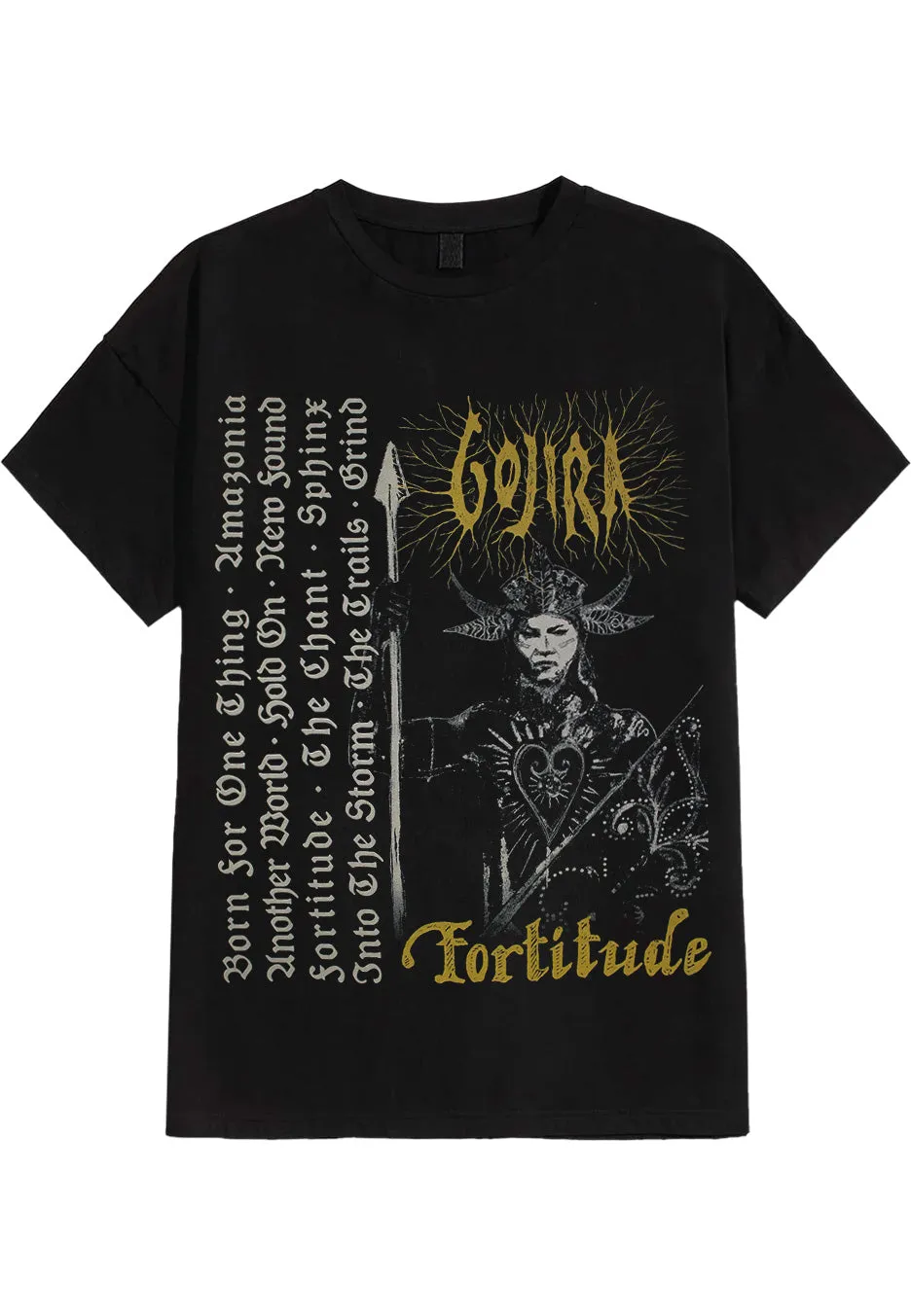 Impericon Fortitude Tracklist T-Shirt schwarz