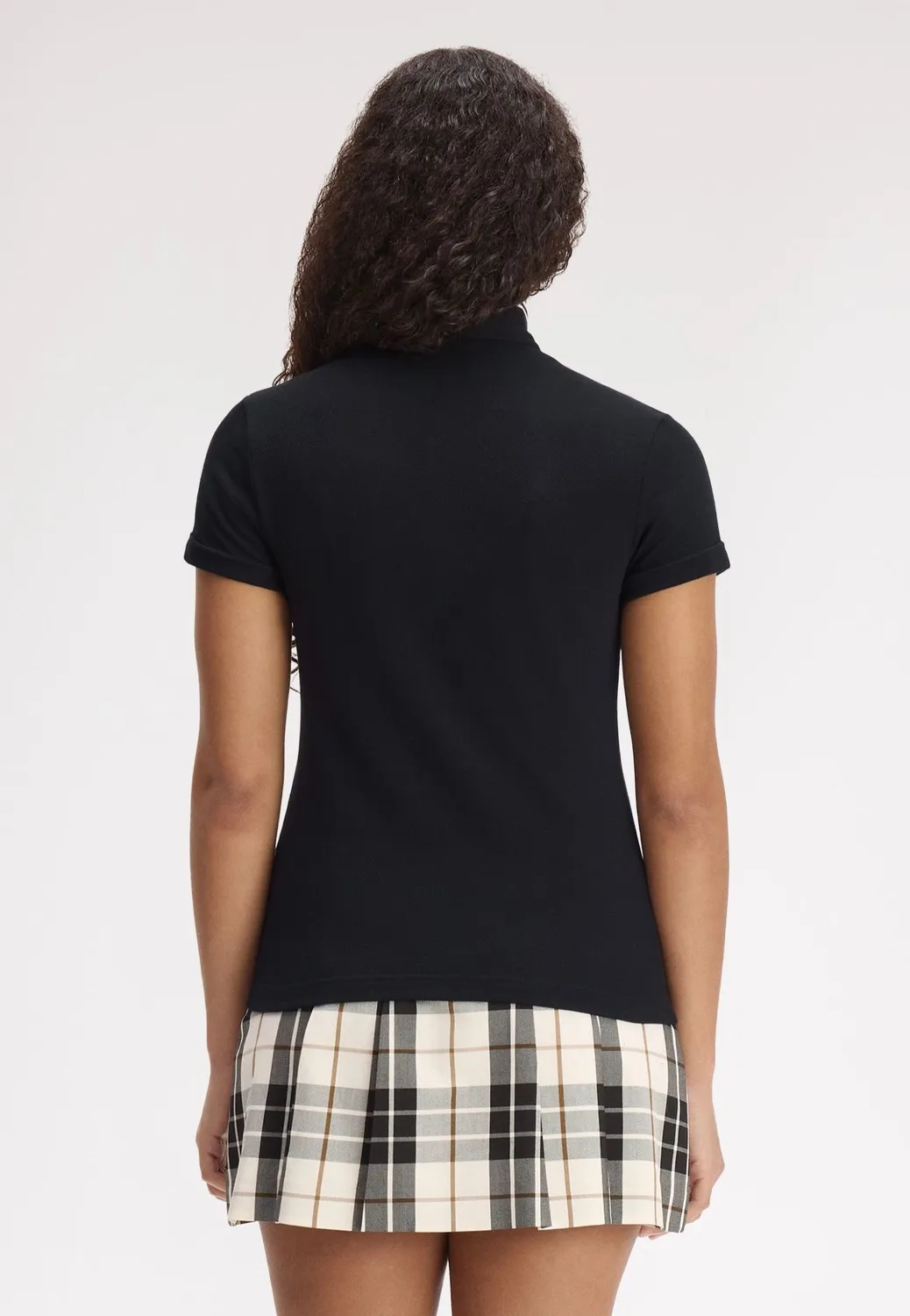 Impericon Tipped Polo Schwarz Baumwolle Shortsleeve