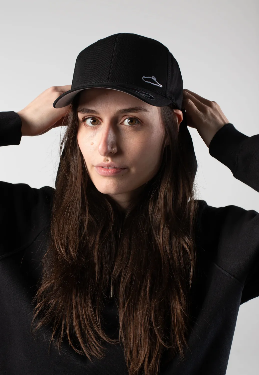 Impericon Elmar Flexfit Black Cap schwarz Fitted