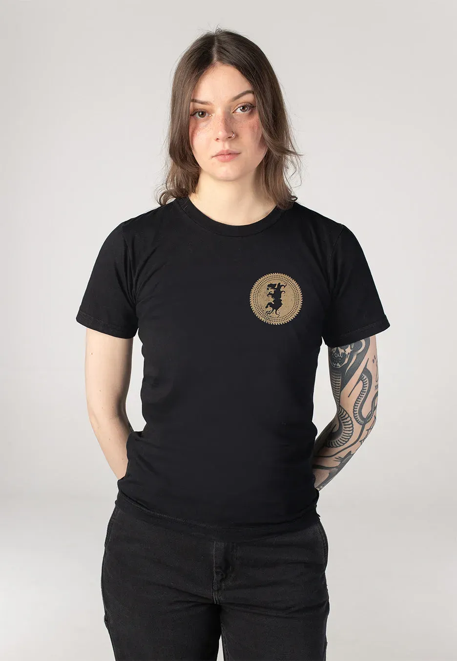 Amen T-Shirt Schwarz Baumwolle