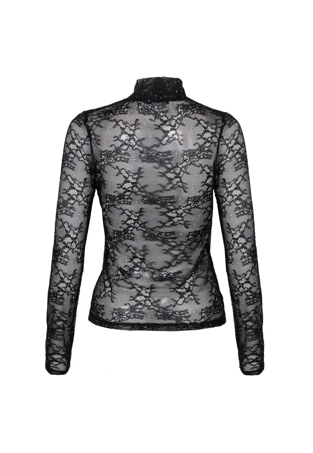 Impericon Duffy Black Longsleeve Spitze schwarz Gothic