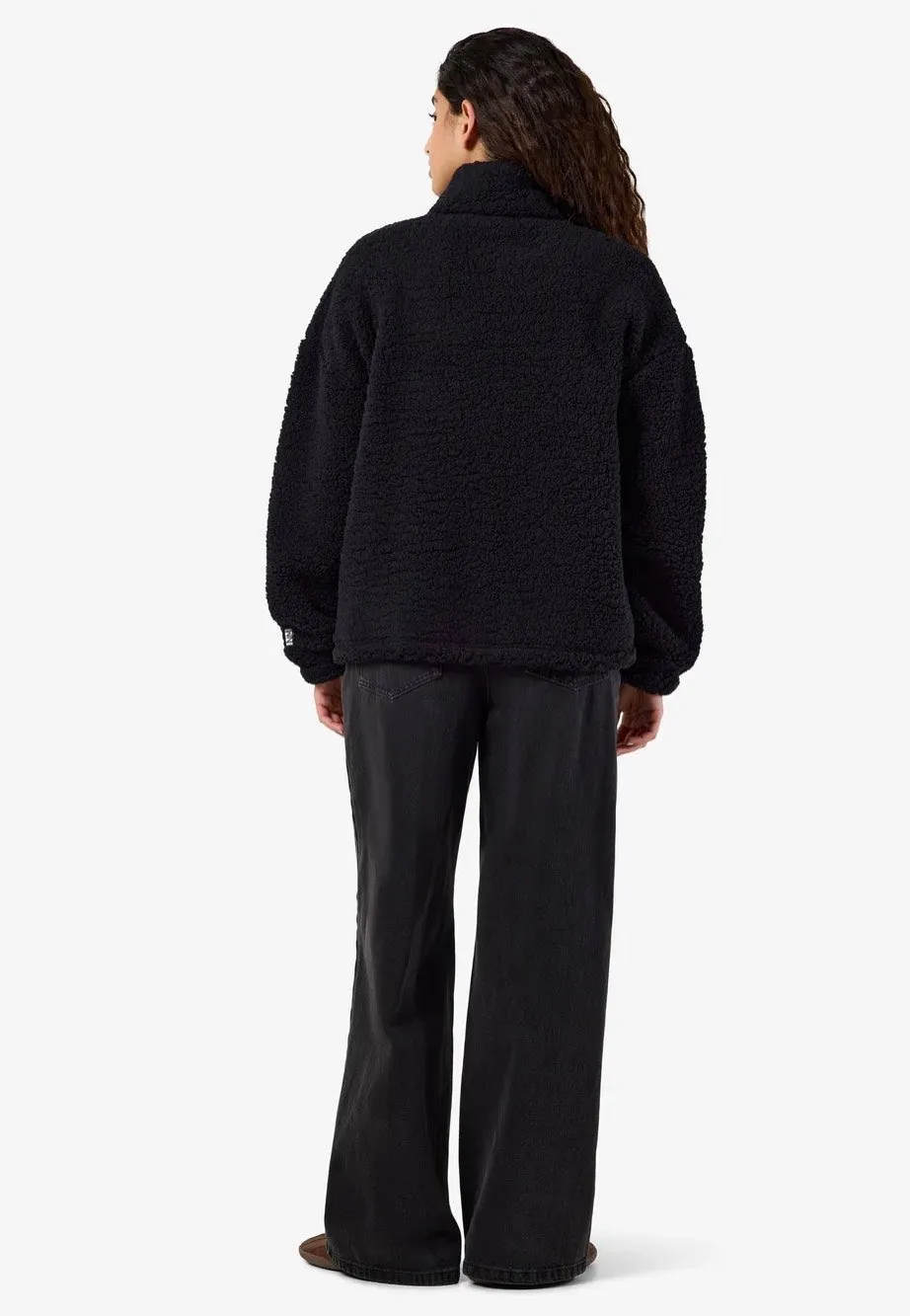 Impericon Luca Check Soft Fleece Jacke schwarz Fleece