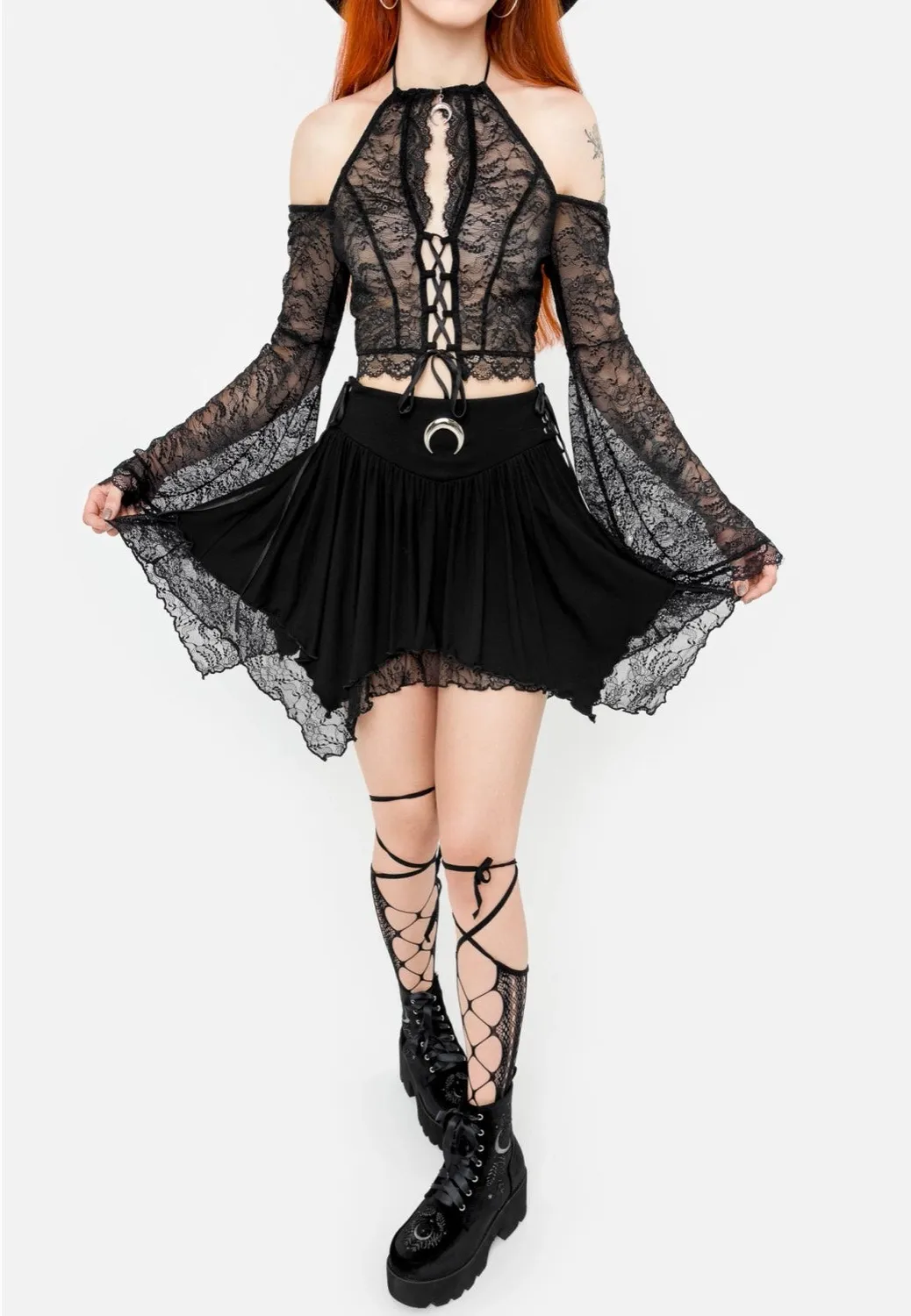 Spellbound Black Rock Gothic Streetwear schwarz